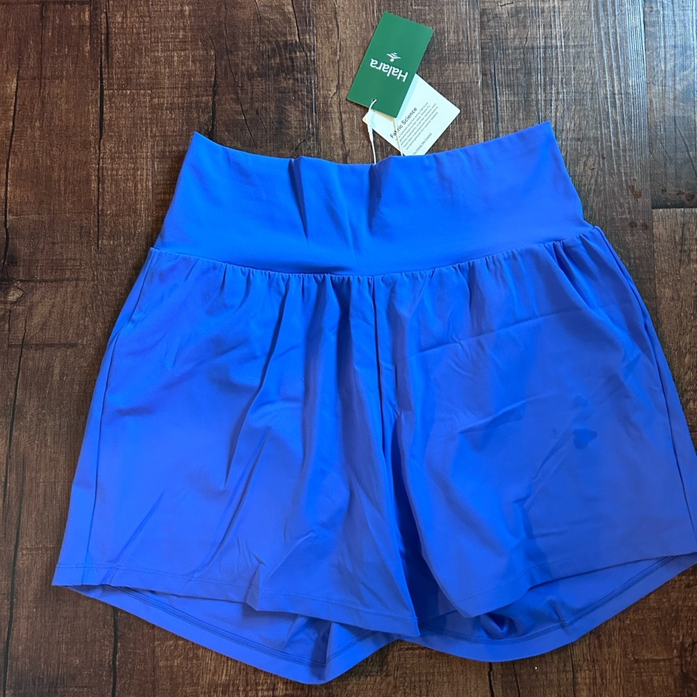 HALARA Women's Vibrant Blue Athletic Shorts